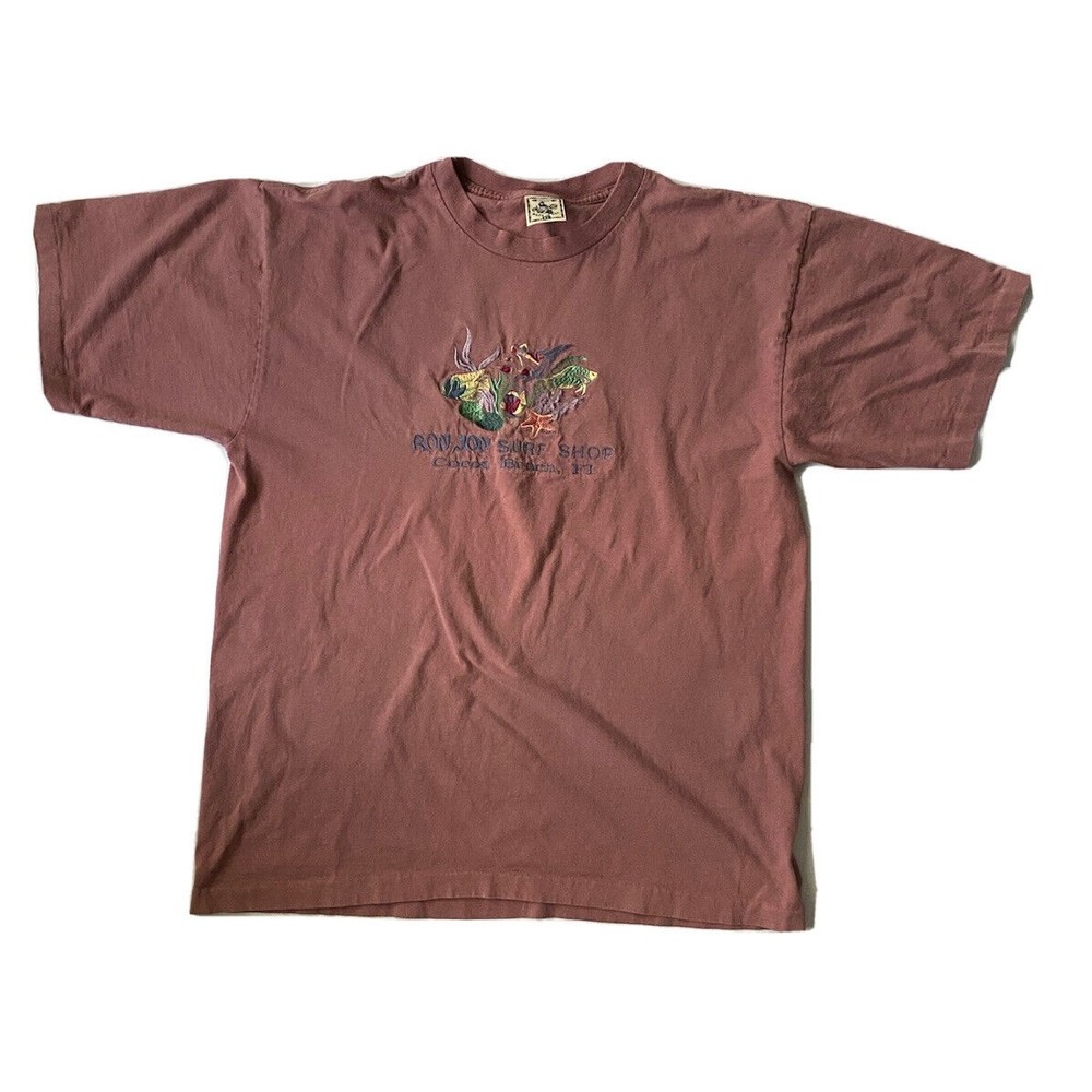 Vintage 90s Ron Jon Surf Shop Cocoa Beach Florida Shirt Sz XL Single Stitch USA